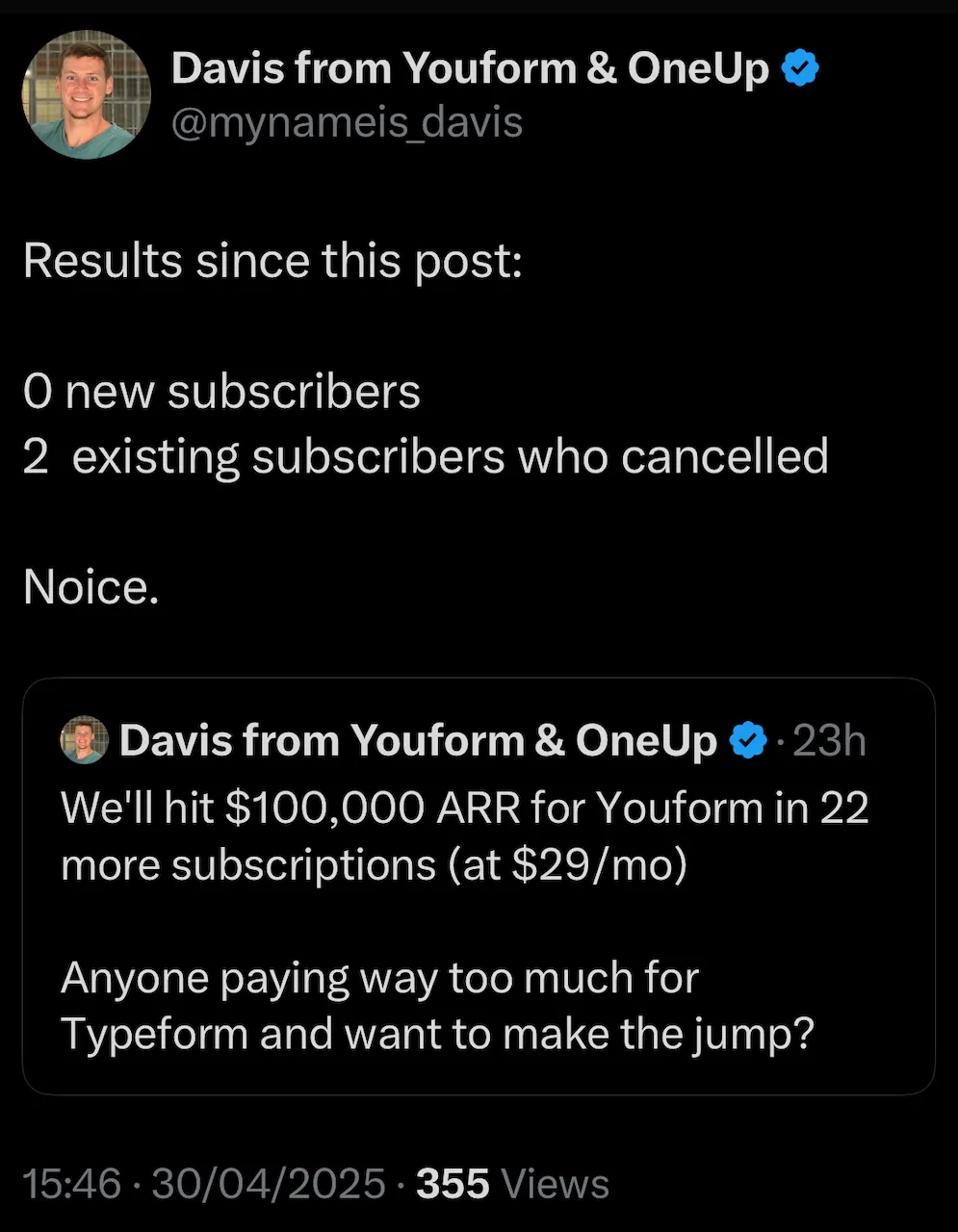 Davis about YouForm